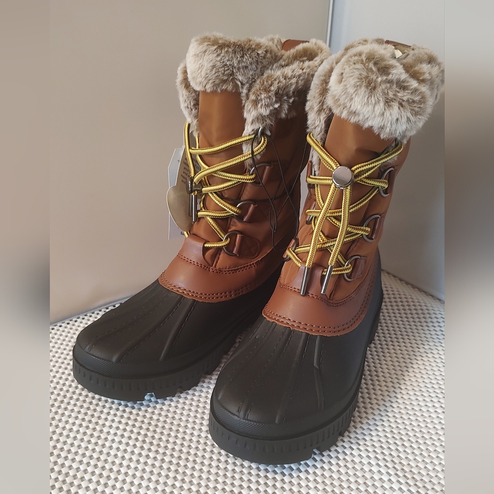 Time And Tru Women's Size 6 Winter Boots Temperature Rated -5° NWT